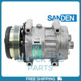 New Compressor for OE Sanden SD7H15  120mm 4 Groove Clutch 12V