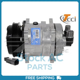 New Compressor for TCCI SD5H11  125mm 4 Groove Clutch 12V