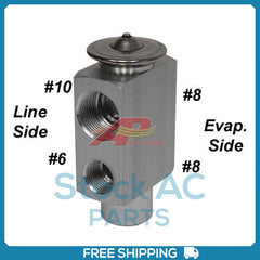 A/C Expansion Valve for R12 and R134a Compatible OE# 87035782