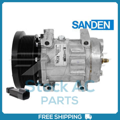 New Compressor for OE Sanden SD7H15  133mm 8 Groove Clutch 24V OE#2777245