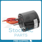 New A/C Blower Motor for with Shaft 2 Speed 2 Wire 12 Volts 1/4