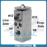 A/C Expansion Valve for R12 and R134a Compatible OE# RE57575