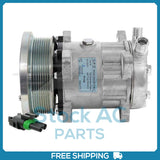 New Compressor for Alternative SD7H15  133mm 8 Groove Clutch 12V