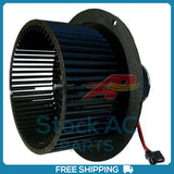 New A/C Blower Motor for JD 12 Volts Single Speed 2 Wire Shaft With Wheel 5/16