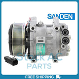 New Compressor for OE Sanden SD7H13  119mm 8 Groove Clutch 12 Volt