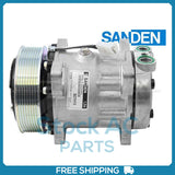 New Compressor for OE Sanden SD7H15  133mm 8 Groove Clutch 12V OE# F0NN19D629AB