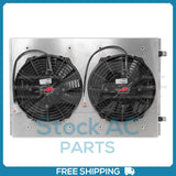New A/C Condenser for 12 Volt Remote Mount with Dual Fans OE# 77R1602