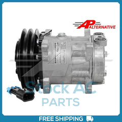 New Compressor for Alternative SD7H15  152mm 2 Groove Clutch 12V