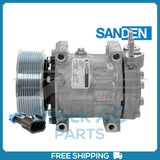 New Compressor for OE Sanden SD7H15  126mm 10 Groove HD Clutch 12V