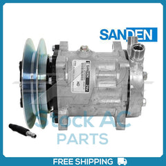 New Compressor for OE Sanden SD7H15  158mm Single Groove Clutch 24V