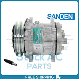 New Compressor for OE Sanden SD5H09  125mm 2 Groove Clutch 12V