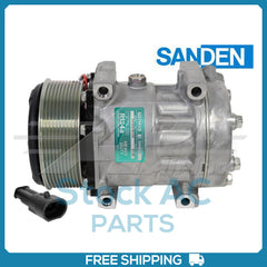 New Compressor for OE Sanden SD7H15  119mm 10 Groove Clutch 12 Volt
