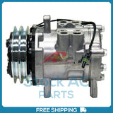 New Compressor for HD Sanden Style Denso 7H15  132mm 2 Groove Clutch 12V