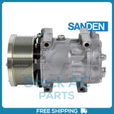 New Compressor for OE Sanden SD7H15  126mm 12 Groove Clutch 24V