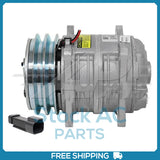 New Compressor for Alternative Seltec TM08  127mm 2 Groove Clutch 12V
