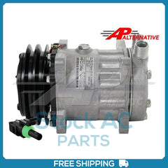 New Compressor for OE Sanden SD7H15  132mm 2 Groove HD Clutch OE# 101221711