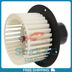 New A/C Blower Motor 12 Volts Single Speed 2 Wire Motor with Wheel