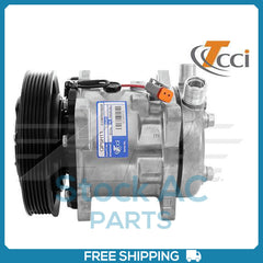 New Compressor for OE TCCI QP5H11  152mm 6 Groove Clutch 12V