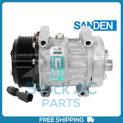New Compressor for OE Sanden SD7H15  119mm 8 Groove Clutch 12V OE#714/40477