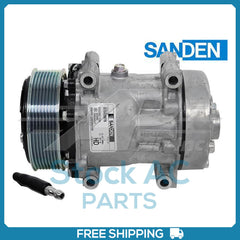New Compressor for OE Sanden SD7H15 FLX7  119mm 8 Groove Clutch 24V OE#4327