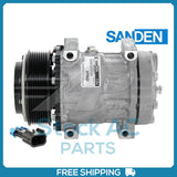 New Compressor for OE Sanden SD7H15  119mm 8 Groove HD Clutch 12V OE#SKI4417