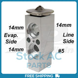 A/C Expansion Valve OE Style block valve measures 1.14