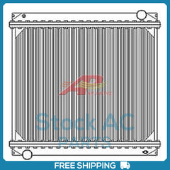 New Radiator for Construction 3 Row Copper/Brass