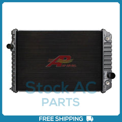 New Radiator for Efficiency Copper/Brass Construction 2 Row Solder High