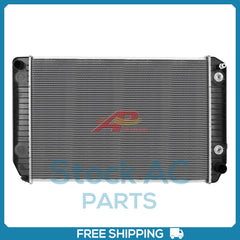 New Radiator for Tank/Aluminum Core Chevy/GMC Plastic