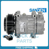 New Compressor for OE Sanden SD7H15HD  125mm 6 Groove HD Clutch 12V