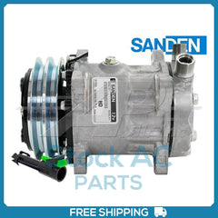 New Compressor for OE Sanden SD7H15  125mm 2 Groove Clutch 12V