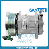 New Compressor for OE Sanden SD7H15  133mm 8 Groove Clutch 12V