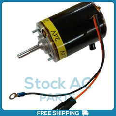 New A/C Blower Motor for Volvo Offroad 24 Volts Single Speed 2 Wire Shaft 5/16"