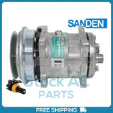 New Compressor for OE Sanden SD508  122mm 1 Groove Clutch 12V