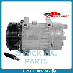 New Compressor for Alternative SD7H15  119mm 8 Groove Clutch 12V OE#LE1675