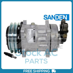 New Compressor for OE Sanden SD7H15 FLX7  135mm 2 Groove Clutch 12V
