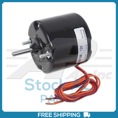 New A/C Blower Motor 12 Volts 2 Speed 2 Wire CCW With Shaft 1/4