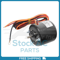 New A/C Blower Motor 12 Volts 2 Speed 3 Wire with Shaft 1/4