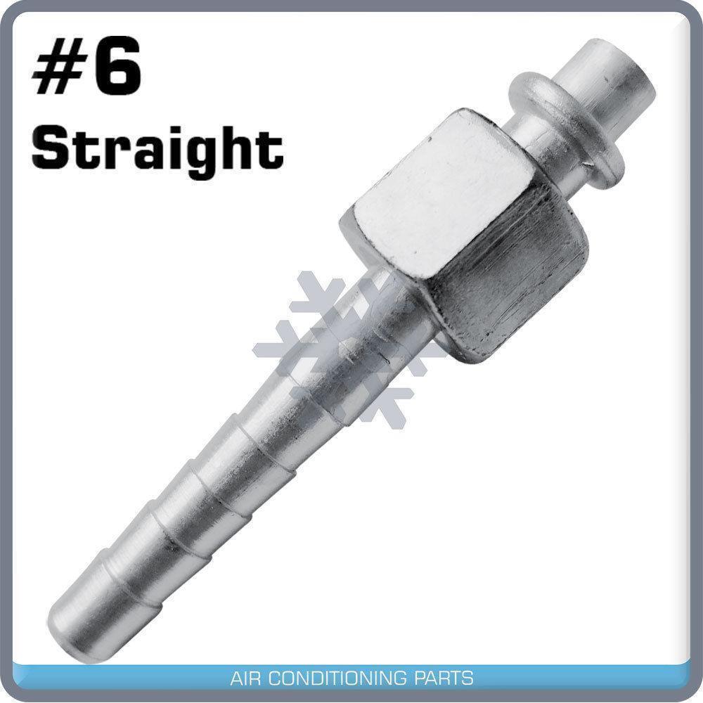 New A/C Fittings Barbed Push On, Female O Ring, Straight # 6 11301 - CM315069