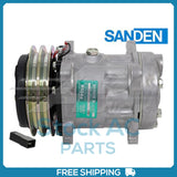 New Compressor for OE Sanden SD7H15  140mm 2 Groove Clutch 12V OE# 3386861M1