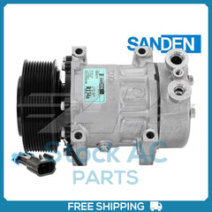 New Compressor for OE Sanden SPRHD  126mm 10 Groove SHD Clutch 12V