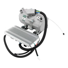 Load image into Gallery viewer, NEW A/C UNIVERSAL KIT HEAT AND COOL UNDERDASH W/ ELECTRIC COMPRESSOR 12V