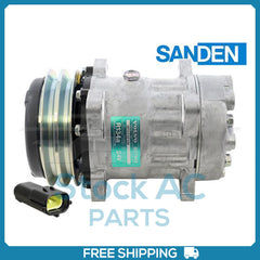 New Compressor for OE Sanden SD7H15 SHD  132mm 2 Groove Clutch 24V