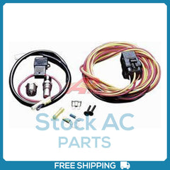 A/C Condenser Fan for 185 Degree Temperature Sensor with Relay Harness