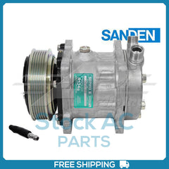 New Compressor for OE Sanden SD7H13  119mm 6 Groove Clutch 12V