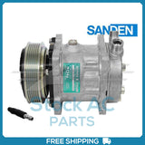 New Compressor for OE Sanden SD7H13  119mm 6 Groove Clutch 12V