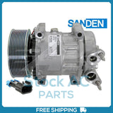 New Compressor for OE Sanden SD7H15HD  126mm 10 Groove HD Clutch 12V