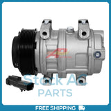 New Compressor for Heavy Duty Replacement HS18  123mm 8 Groove Clutch 12V