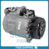 New Compressor for Aftermarket CSV717  110mm 4 Groove Clutch 12V