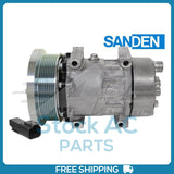 New Compressor for OE Sanden SD7H15  132mm 8 Groove Clutch 12V